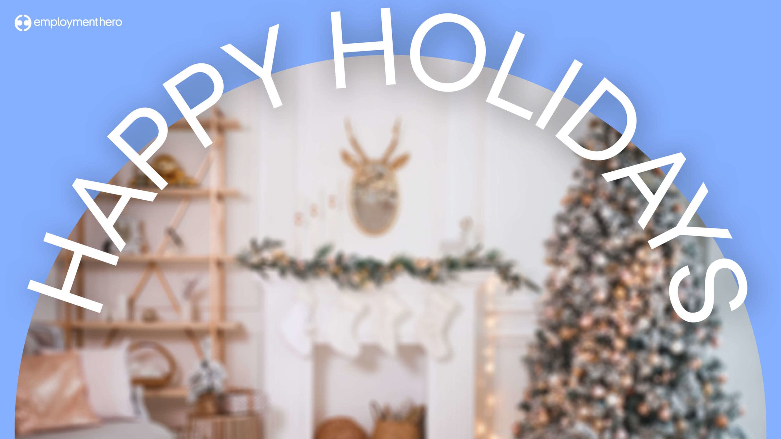 Christmas Zoom background